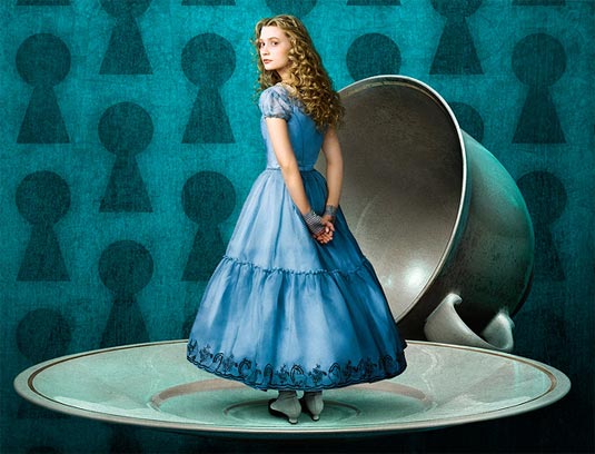 I got to watch Tim Burton's Alice in Wonderland in 3D the other night