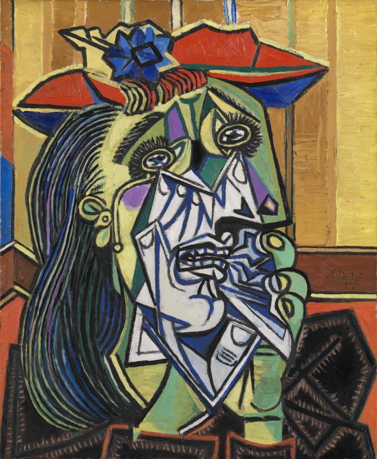 Weeping Woman 1937 by Pablo Picasso 1881-1973